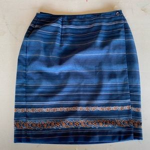 Blue skirt